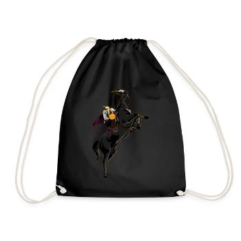 Headless Horseman Halloween Sleepy Hollow - Drawstring Bag - black - Front