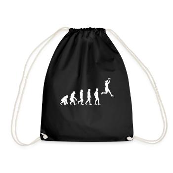 Evolution Ultimate Frisbee - Drawstring Bag - black - Front