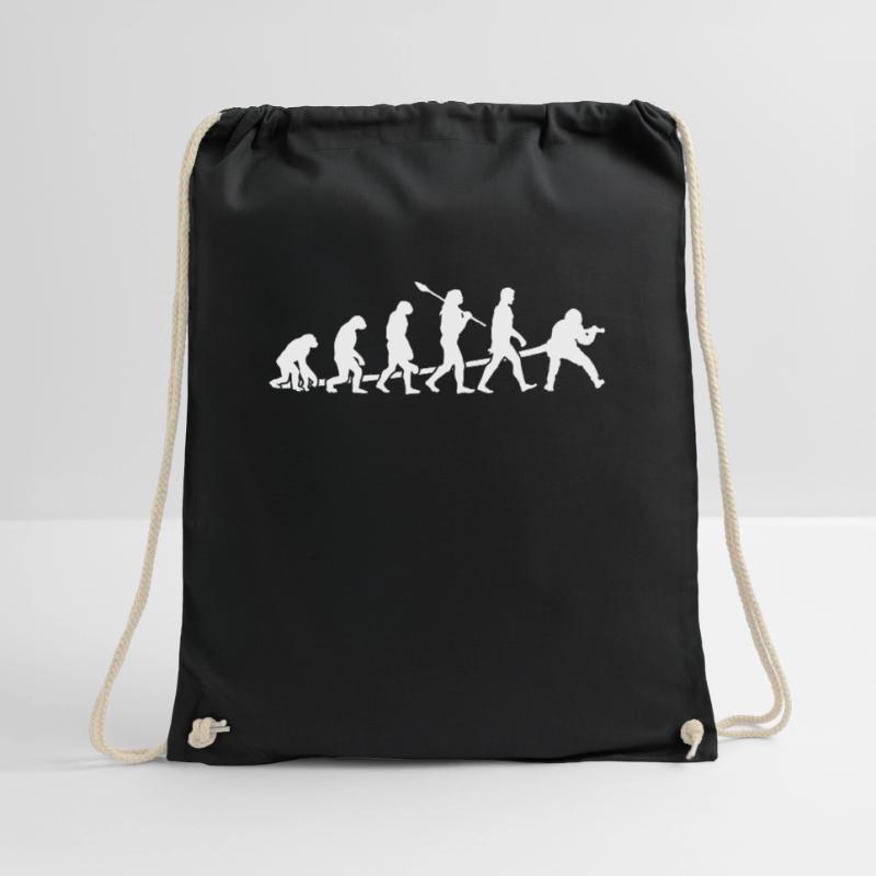 Fire Department Evolution Firefighter Fireman Drawstring Bag