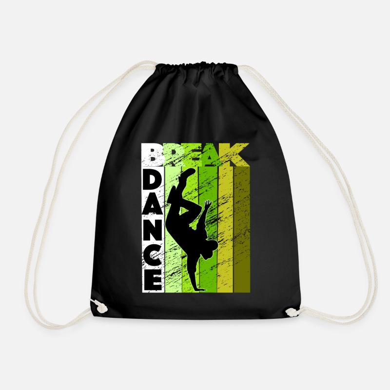 Breakdance B-Boy Breakdancer - Turnbeutel - Schwarz
