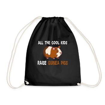 Rongeur cochon d'Inde Cool Kids - Sac de sport léger - noir - Devant