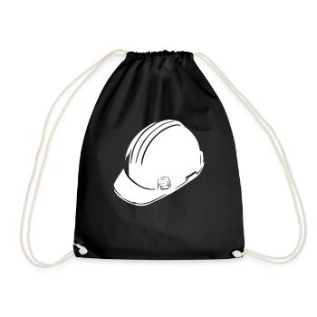 client - Drawstring Bag - black - Front