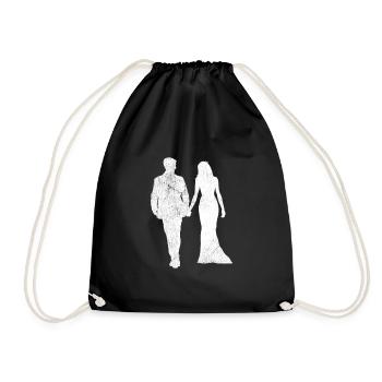 Mariage de mariage - Sac de sport léger - noir - Devant
