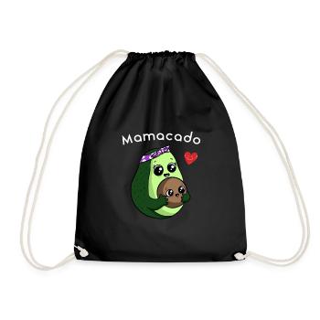 Conception Mamacado pour les futurs parents et les mères avec - Sac de sport léger - noir - Devant