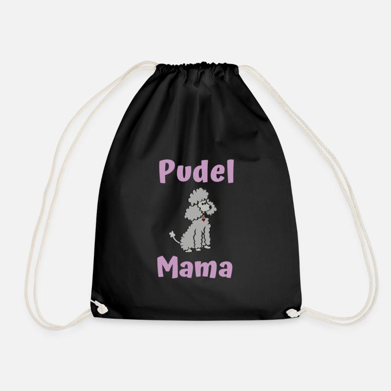 Pudel Mama - Turnbeutel - Schwarz