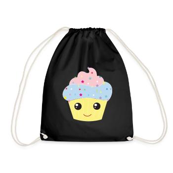 Muffin - Turnbeutel - Schwarz - Vorne