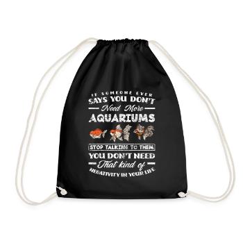 Aquarium - Sac de sport léger - noir - Devant