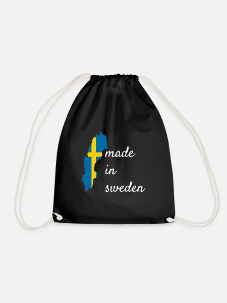 Suède - Sac de sport léger - noir