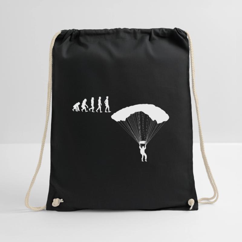 Evolution skydiving skydiver Drawstring Bag