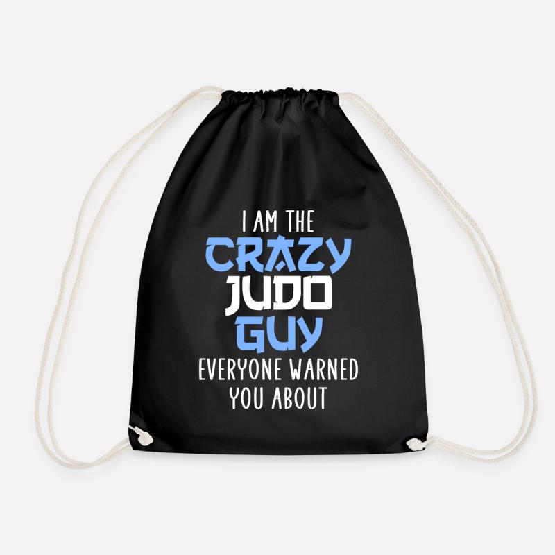 crazy judo dad - Turnbeutel - Schwarz