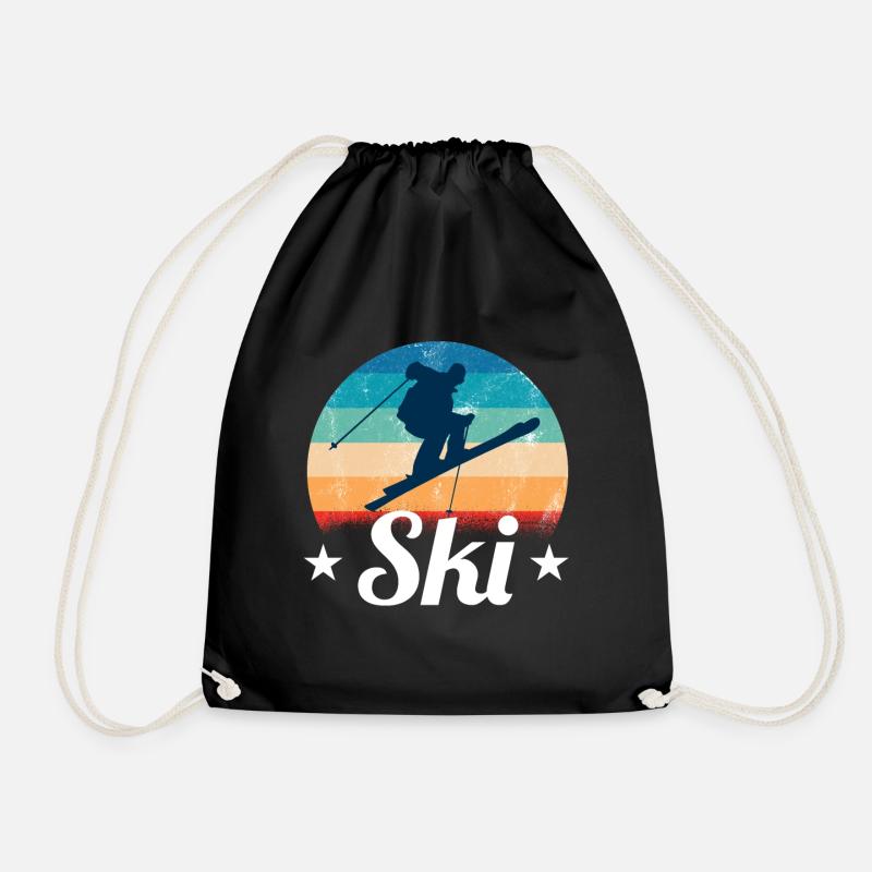 Ski - Turnbeutel - Schwarz