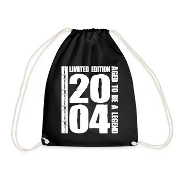 limited edition 2004 gift idea - Drawstring Bag - black - Front