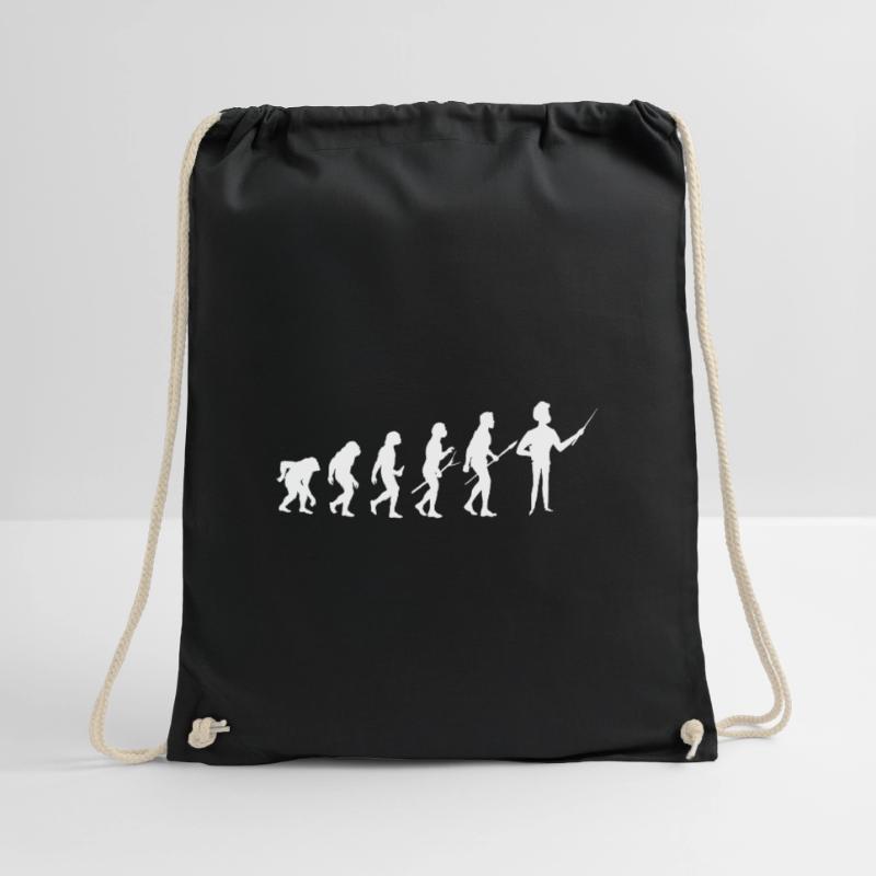 Evolution teacher Drawstring Bag