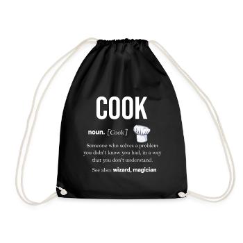 Cuisson - Sac de sport léger - noir - Devant