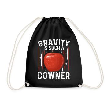 La gravité est un cadeau drôle de physicien - Sac de sport léger - noir - Devant
