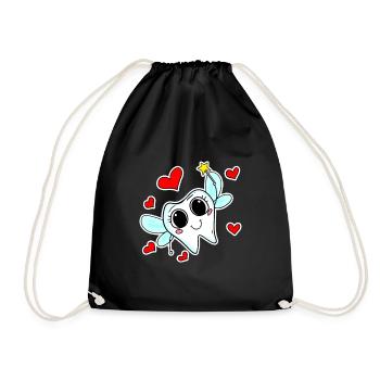 La magie des dents de la fée des dents - Sac de sport léger - noir - Devant