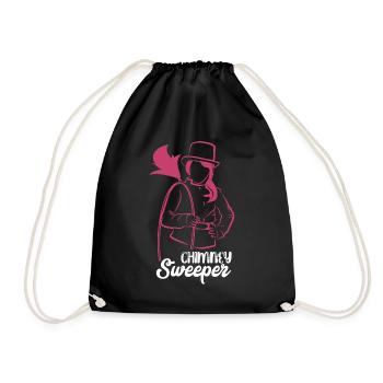 Chimney sweep - Drawstring Bag - black - Front