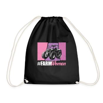 les femmes de la ferme - Sac de sport léger - noir - Devant