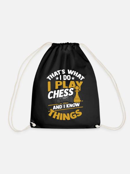 échecs - Sac de sport léger - noir