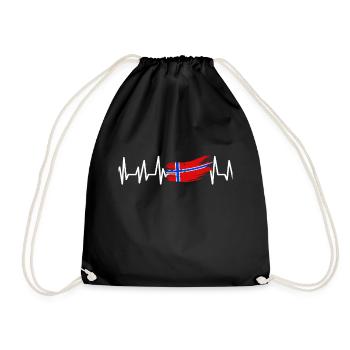 Norvège - Sac de sport léger - noir - Devant