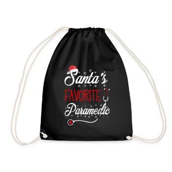 EMT paramedic paramedic - Drawstring Bag - black - Front