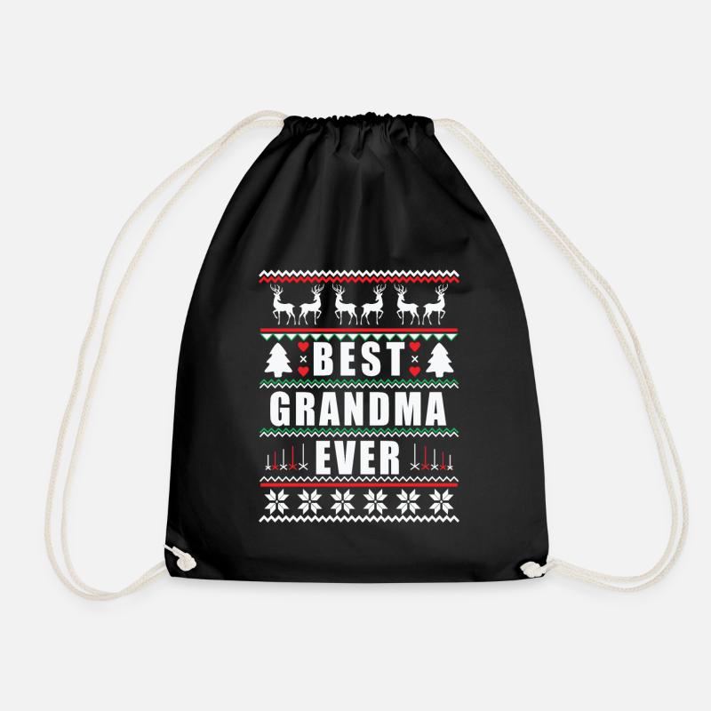 Best Grandma Ever - Turnbeutel - Schwarz