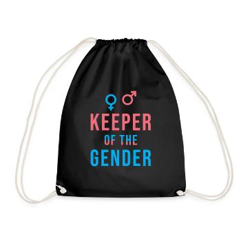Gardien du Parti de révélation du genre - Sac de sport léger - noir - Devant