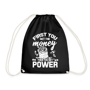argent - Sac de sport léger - noir - Devant