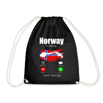 Norvège - Sac de sport léger - noir - Devant