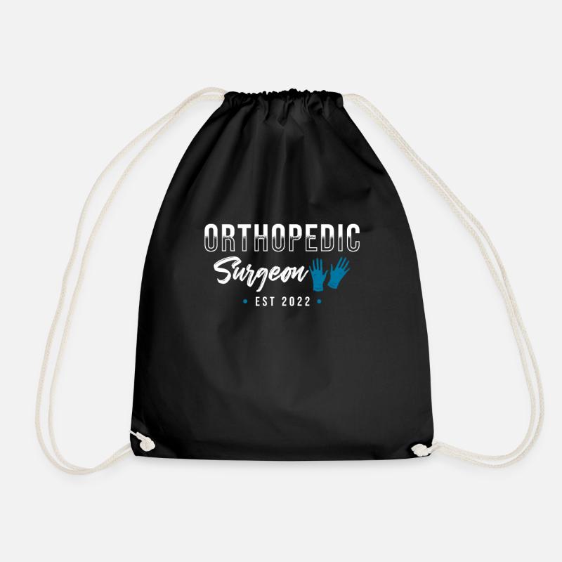 Orthopedic surgeon - Drawstring Bag - black