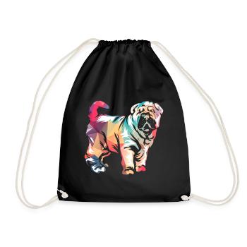 Shar Pei - Turnbeutel - Schwarz - Vorne