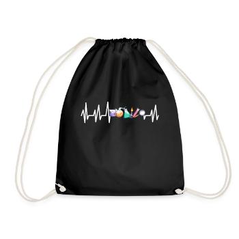 chemistry - Drawstring Bag - black - Front