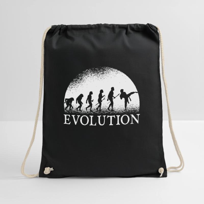 Karate evolution Drawstring Bag