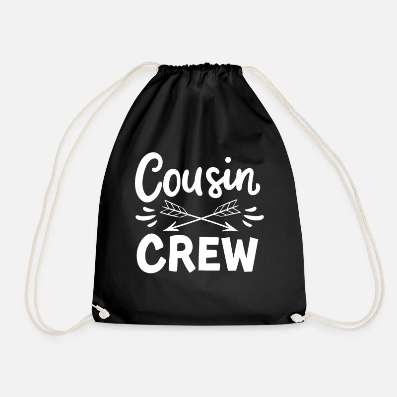 Cousin Crew - Turnbeutel - Schwarz