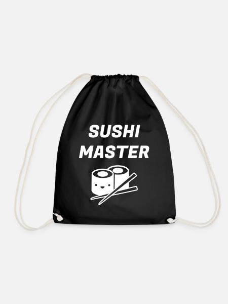 Sushi - Turnbeutel - Schwarz