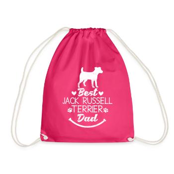 Jack Russel Terrier - Sac de sport léger - fuchsia - Devant