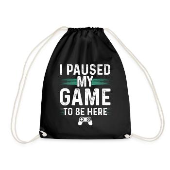 Jeu Nerd Gamer Geek Console cadeau - Sac de sport léger - noir - Devant