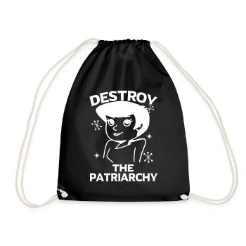 Féministe féministe cadeau feminist - Sac de sport léger - noir - Devant
