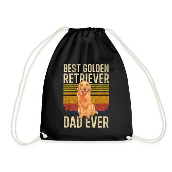 Retriever Dad Meilleur Golden Retriever Dad ever - Sac de sport léger - noir - Devant