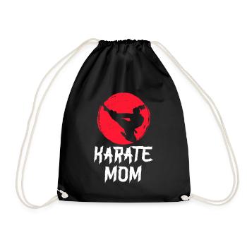 Karaté Maman - Sac de sport léger - noir - Devant