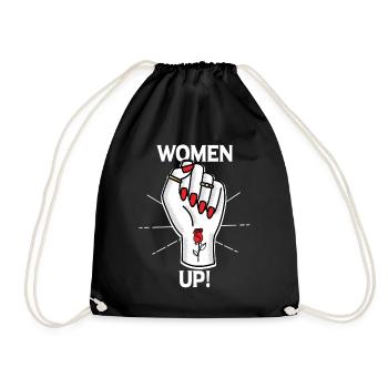 Féministe féministe cadeau feminist - Sac de sport léger - noir - Devant