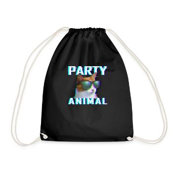 EDM Rave Electro Dubstep Hardstyle - Sac de sport léger - noir - Devant