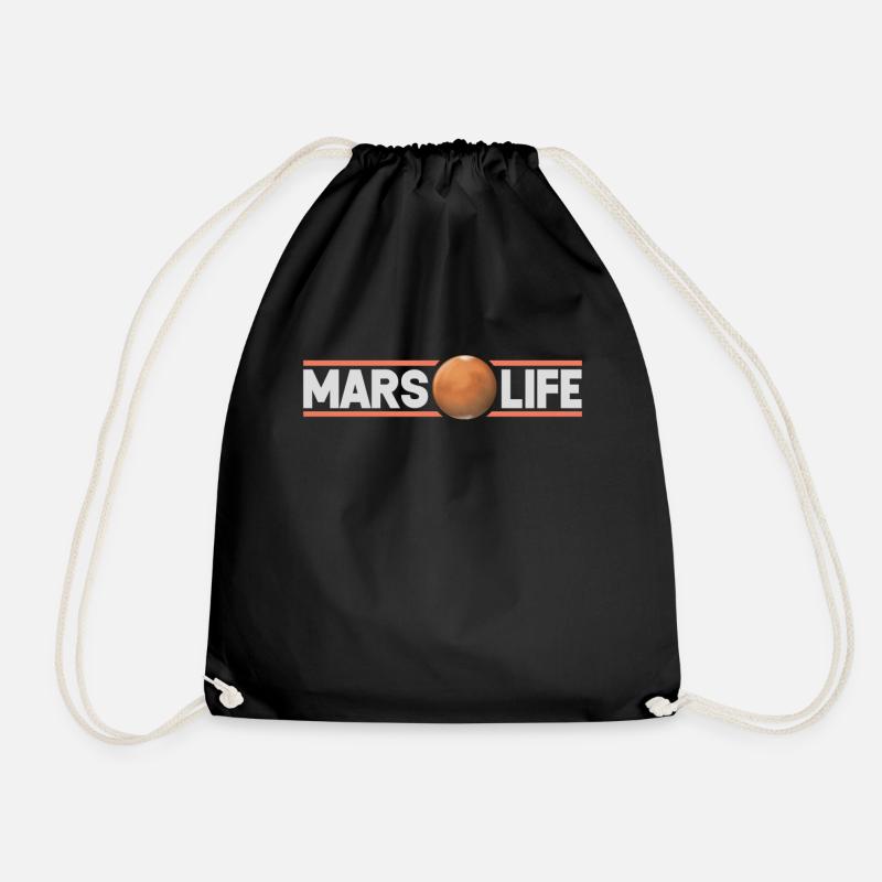 Mars - Turnbeutel - Schwarz