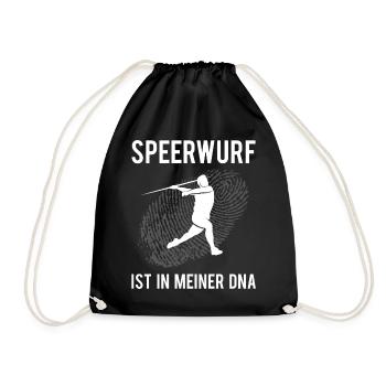 Lance de lance Lance-lance Sort cadeau - Sac de sport léger - noir - Devant