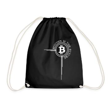 Bitcoin Croix Bitcoin Is The Future Crypto-monnaie - Sac de sport léger - noir - Devant
