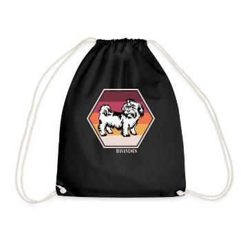 Havanese T Shirt - Sac de sport léger - noir - Devant