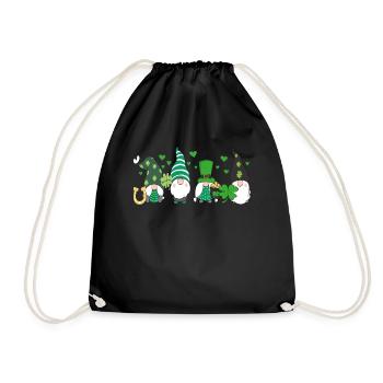 St Patrick’s Jour nains lutins lutins - Sac de sport léger - noir - Devant