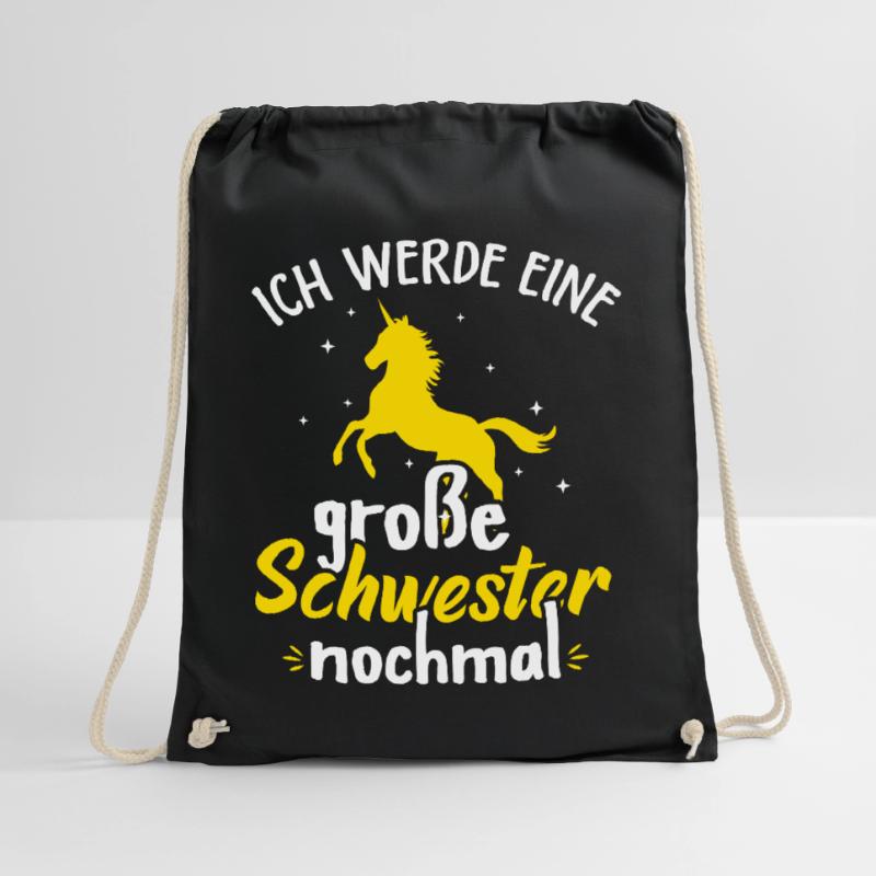Ich werde eine große Schwester nochmal Turnbeutel
