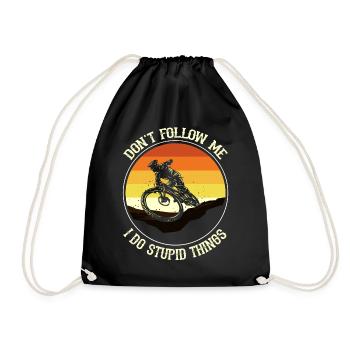 VTT Downhill Vintage Enduro VTT Freeride - Sac de sport léger - noir - Devant