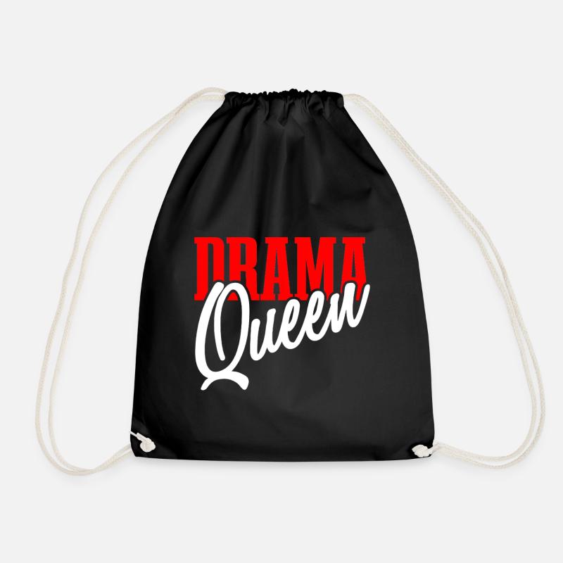Drama Queen - Drawstring Bag - black